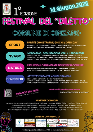 1° edizione Festival del Diletto
Domenica 14 Giugno 2026